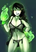 Shego's sexy lingerie [Sencha-chi]