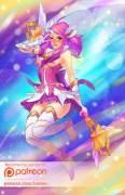 Star Guardian Lux, after some battle-damage (LoL) [Jummy]