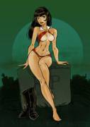 Vampirella pinup [BenTanArt]