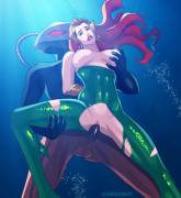 Black Manta and Mera