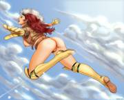 Rogue, mid-flight [Bloodfart]