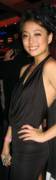 black satin dress