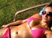 Catchin a tan