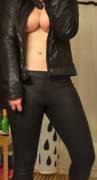 Leather keeps me warm enough...
