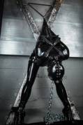 Heavy rubber bondage