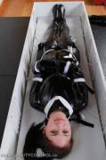 In a box