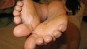 finishing on her feet