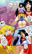 (Lemon Font) lunar lesbians (sailormoon)