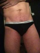 Me rocking my New Calvin Briefs