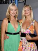 Malin Akerman with sister Jennifer Akerman (Sweden)