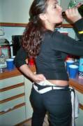 Getting drunk, getting wedgied