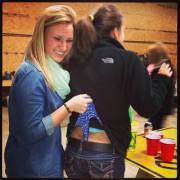 Beer pong and wedgies go hand in hand.