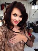 Fishnets selfie