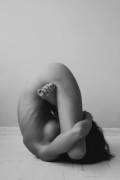 By Alex Mejia [Brunette, Yoga, B/W]