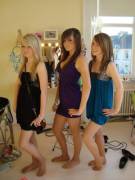 Groups of Girls in Pantyhose