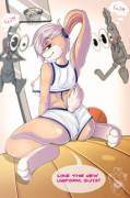 Lola on the court [Space Jam]