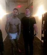 Calvin Harris in his underwear