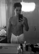 Austin Mahone post shower - Singer