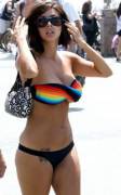 Rainbow bra