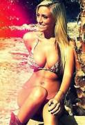 UCF QB Blake Bortles' gf, Lindsey Duke. "Some joke about him being the real winner here"