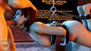 FemShep deepthroated suspended in the air (many alts in comments)