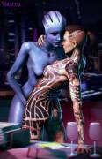 Liara fingering Jack - by Vaurra