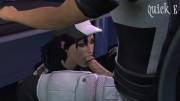 FemShep giving a blowjob