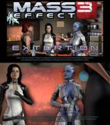 FemShep and her crew celebrate after saving the galaxy (comic)