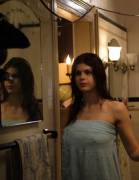 Alexandra Daddario Towel Rack