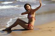 On the beach