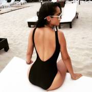 Manelik - Black swimsuit booty