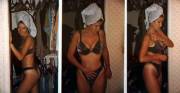 A terrifically towelled triptych