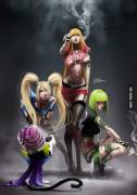 Grown up Power Puff Girls