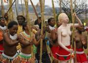 Albino African Tribeswoman (x-post /r/pictures)