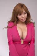 Big cleavage in pink