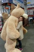 x-post from /r/pics - 92 inch teddybears now at Costco!