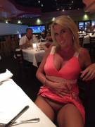 Blonde Milf in Public