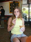 Blonde in Public