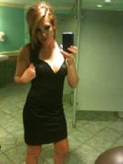 GTSiM of her cute black dress