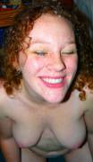 Curly redhead