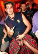 Nice, um, kilt