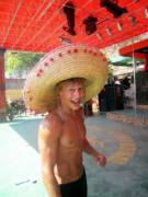 Showing Off His Sombrero