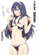 Lucina loses her top [umayahara0130]