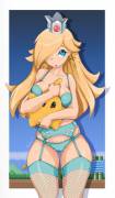 Rosalina is looking shy too [krakenparty]