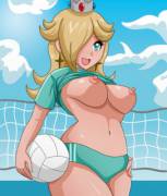 Rosalina ready to play some volleyball (shablagooo)