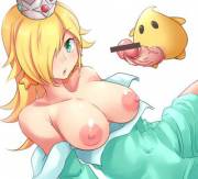 Luma seeks Rosalina's attention [Unknown Artist]