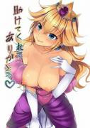"Like what you see?" [Peach]