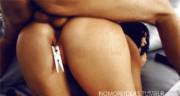 He is getting so much pleasure; therefore masculinism and feminism get pleasure together.
