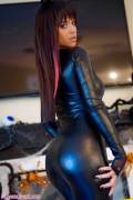 Exotic Cat Girl Latex Suit