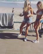 Charlotte McKinney and Kristin Angst